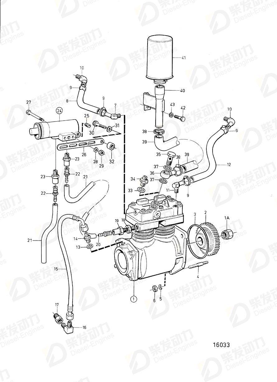 Volvo 807257 Spacer sleeve 807257 Lubricating System spare parts ...