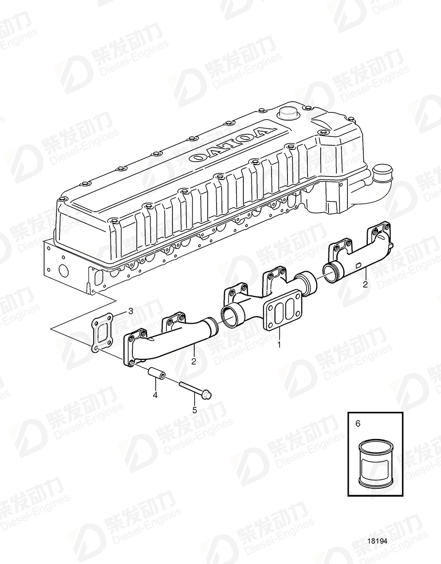 Volvo 591247 Sealant 591247 Intake and Exhaust System spare parts ...