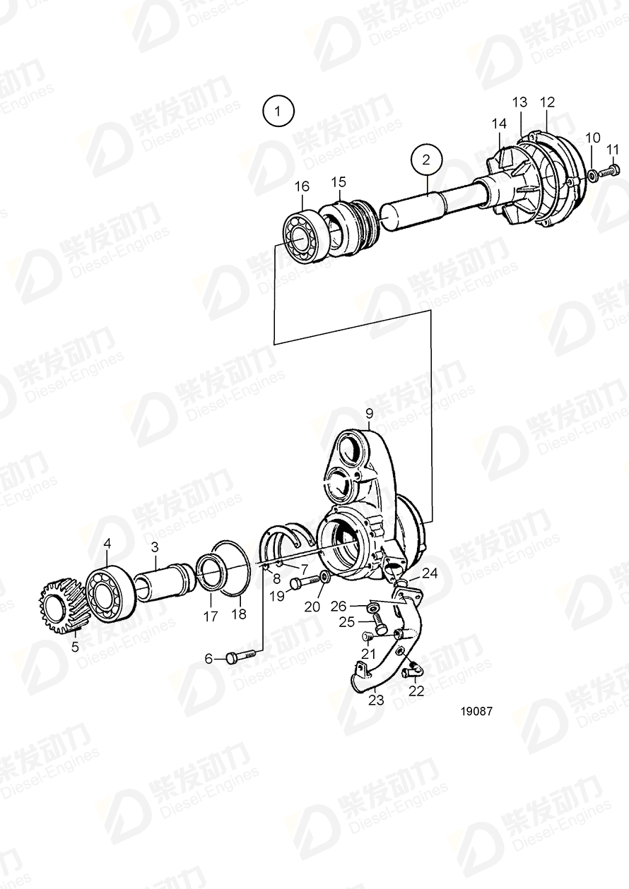 Volvo 975673 O-ring 975673 Cooling System spare parts-Generator engine ...