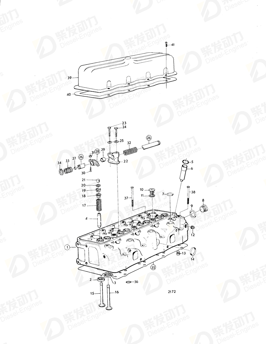 Volvo 785598 Valve guide 785598 Engine spare parts-Generator engine ...