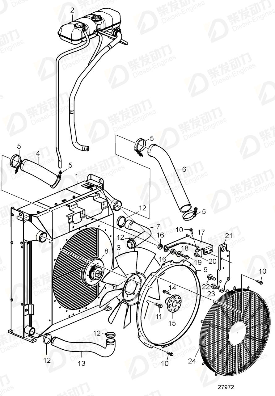 Volvo 22385060 Cooling unit 22385060 Cooling System spare parts ...