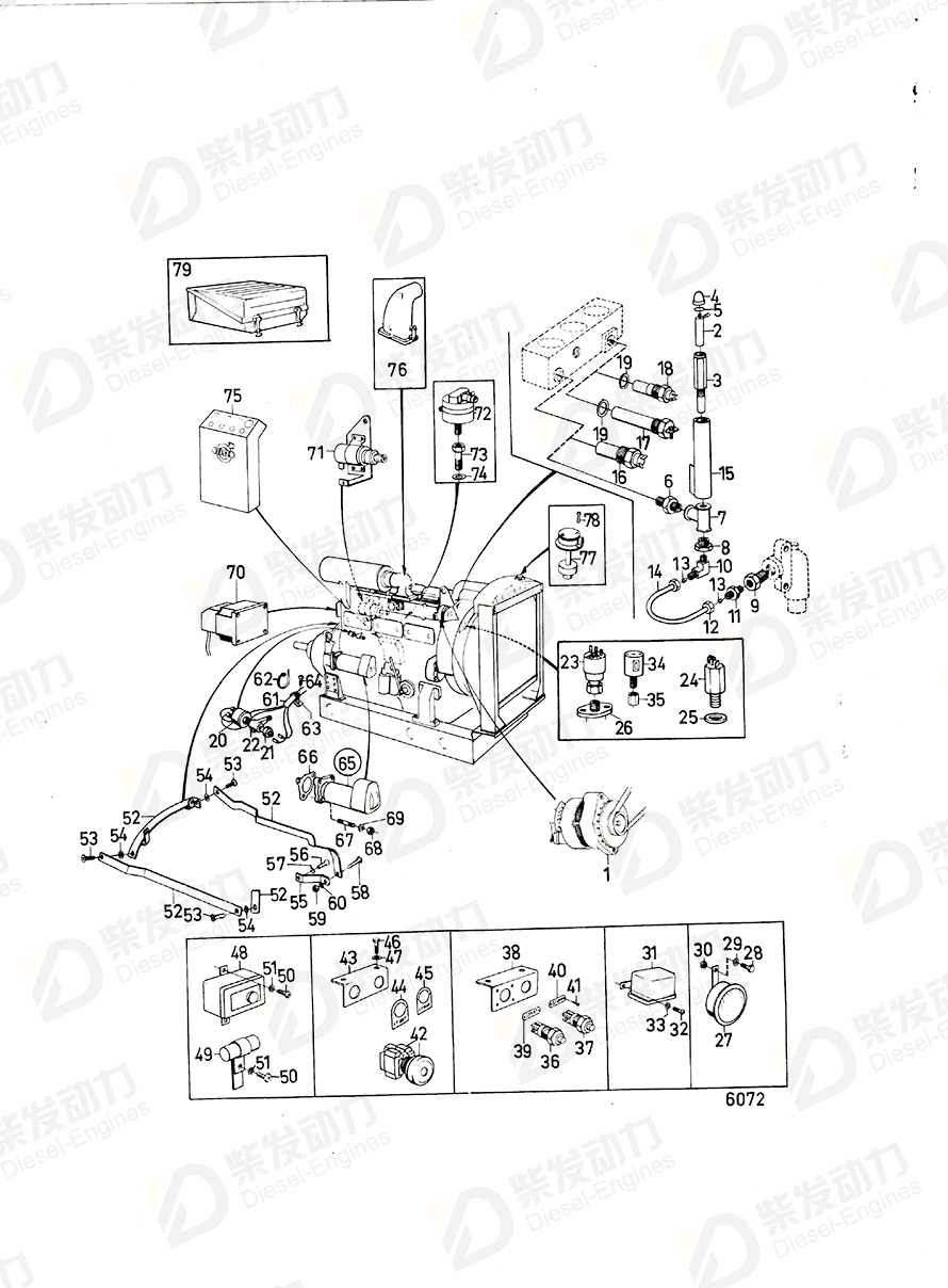 Volvo 822858 Thermo monitor 822858 Cooling System spare parts-Generator ...