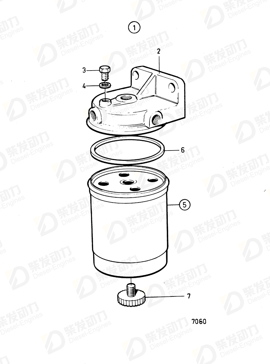 Volvo 838594 Screw 838594 Fuel System spare parts-Generator engine ...